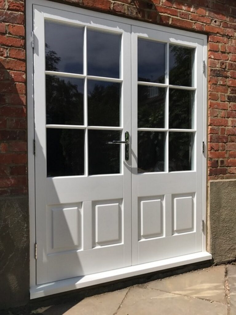 8 – residential conservation timber French doors